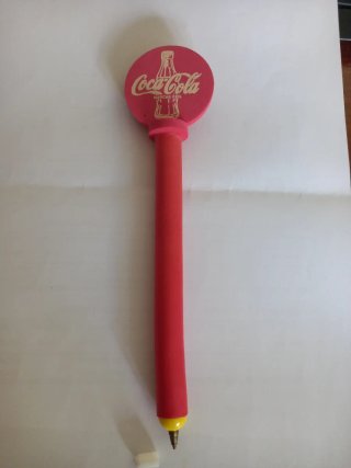 Bolígrafo Coca-Cola Rojo Es como de espuma