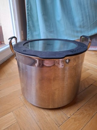 Olla Masterpro 11L con tapa de cristal