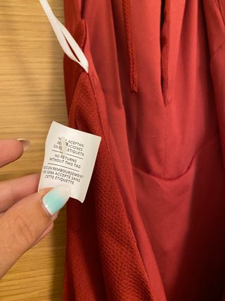 Vestido Clara Lady Pipa Rojo Talla XS
