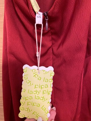 Vestido Clara Lady Pipa Rojo Talla XS