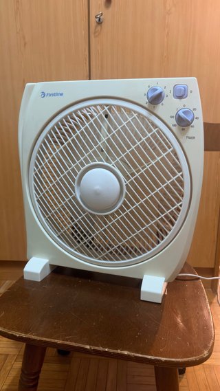 2 Ventiladores Firstline Beige/Blanco