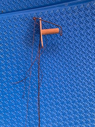 Marioneta antigua yeso y madera . Escucho ofertas