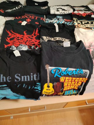 Lote 16 Camisetas Rock/Metal