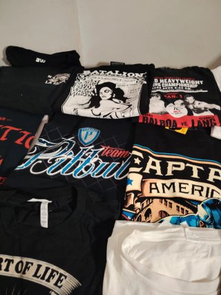 Lote 16 Camisetas Rock/Metal