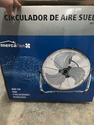Ventilador de suelo 40cm 90W 3 velocidades