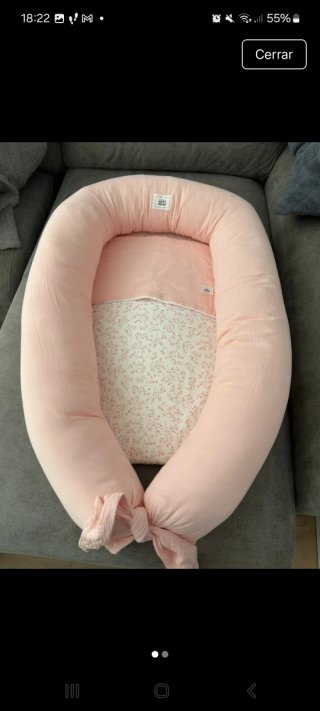 Nido para bebé rosa