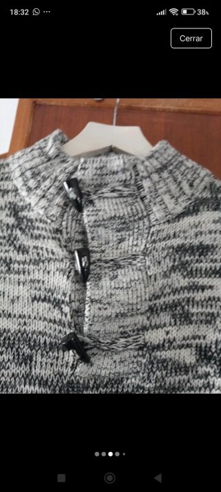 Jersey gris y negro