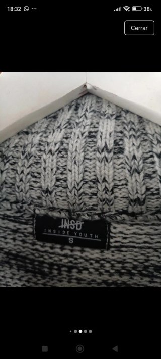 Jersey gris y negro
