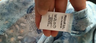 Blusa señora manga corta estampada
