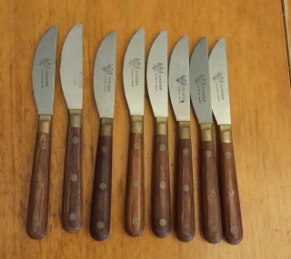 Set 8 Cuchillos Toledo Madera