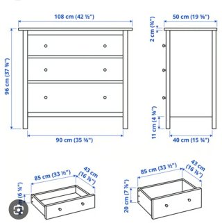 Cómoda blanca Ikea