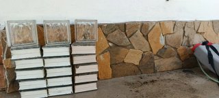 Ladrillos de vidrio pavés