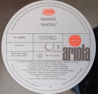 Vinilo Mango - Ahora