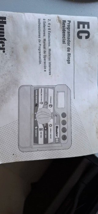 Hunter EC4 Programador de Riego 4 Estaciones