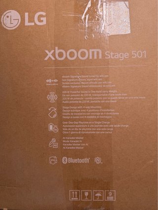 LG XBOOM Stage 501 by will.i.am • NUEVO