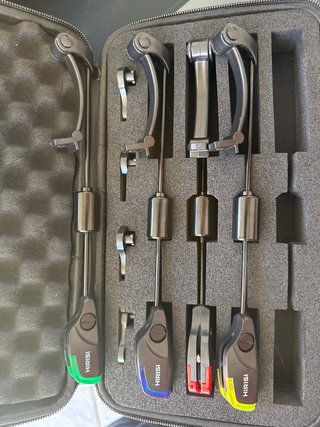 Kit 4 Alarmas Pesca + 4 Tensores HIRISI