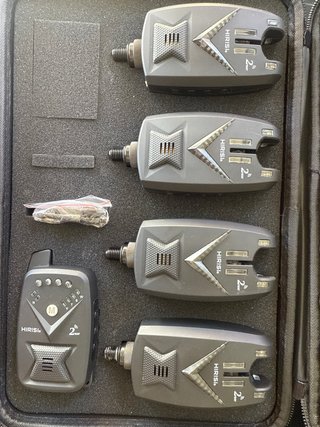 Kit 4 Alarmas Pesca + 4 Tensores HIRISI