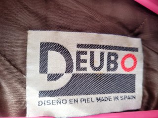 Cazadora Cuero Ovino Vintage Hombre Talla 54