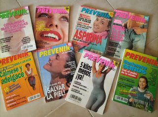 Lote 8 Revistas PREVENIR Antiguas 19x13