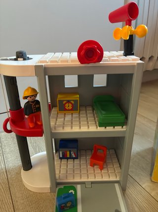 Playmobil 6777 Casa Bomberos 1-2-3