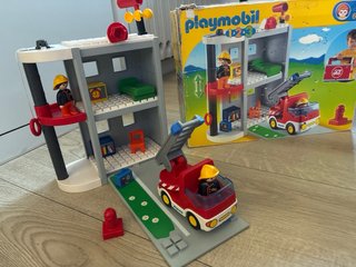Playmobil 6777 Casa Bomberos 1-2-3