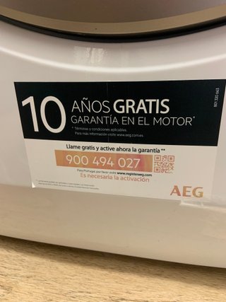 Lavadora AEG Serie 8000 8kg - Vapor