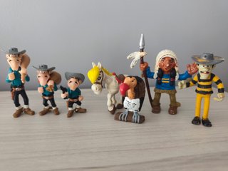 Lote Figuras PVC Lucky Luke Schleich Plastoy