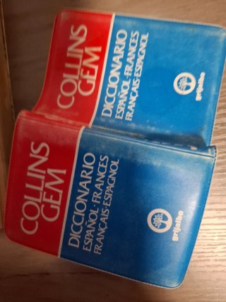 DICCIONARIOS, ALEMAN, INGLES, EUSKERA Y FRANCÉS