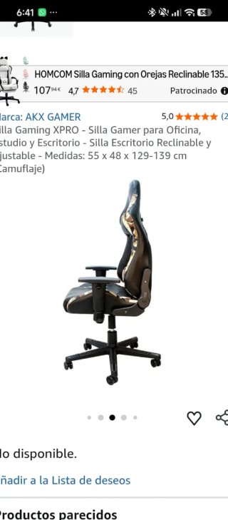 Silla Gamer AKX XPRO Camuflaje