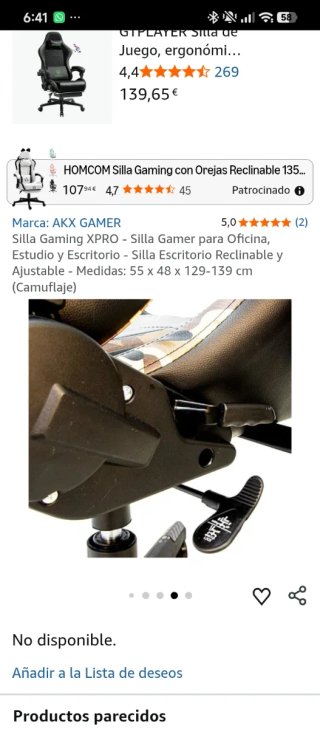 Silla Gamer AKX XPRO Camuflaje