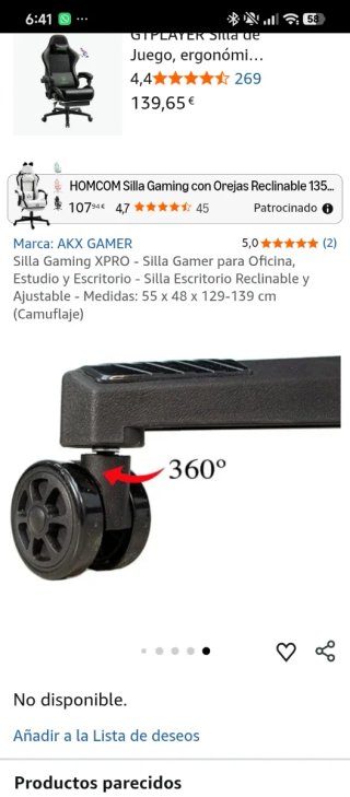 Silla Gamer AKX XPRO Camuflaje