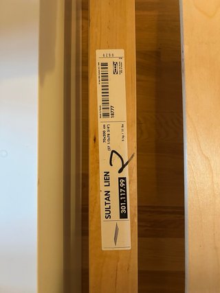 Cama doble IKEA 140x200 con cabecero