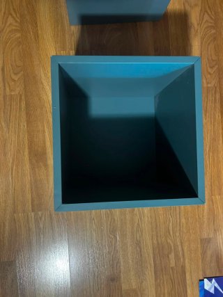 Cubo decorativo Ikea gris