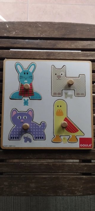 Puzzle de madera animales Goula