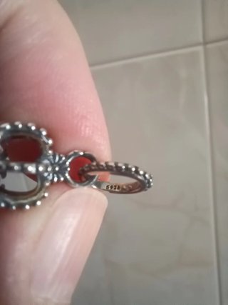 Charm corona de plata
