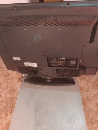 Televisión LG Negra