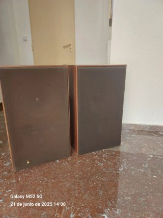 Altavoces Grandes Marrones