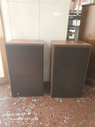 Altavoces Grandes Marrones