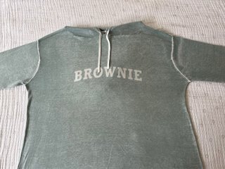 Jersey fino con capucha verde agua  Brownie