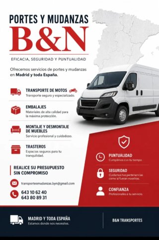 Portes y mudanzas