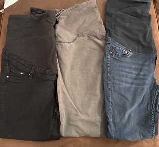 3 Pantalones Vaqueros Premamá , talla M-L