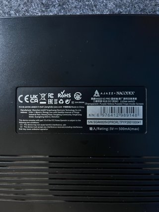 Teclado Mecánico AJAZZ AK820 Pro V2 TFT