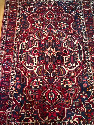Alfombra diseño oriental fibra natural 250x160