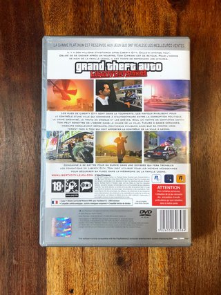 Grand Theft Auto liberty city stories ps2 platinum
