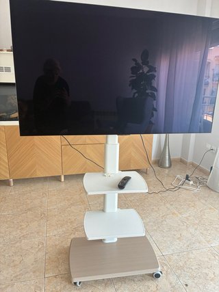 Soporte TV portátil con ruedas