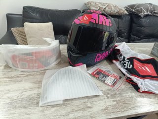 Casco integral MT Helmets Punk Rider Rosa XS