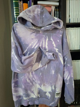 Sudadera Pull&Bear Morada jaspeada Talla M