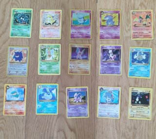 Lote 15 Cartas Pokémon TCG antiguas