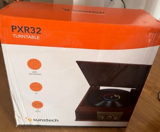 Tocadiscos Sunstech PXR32 Madera Bluetooth + aguja