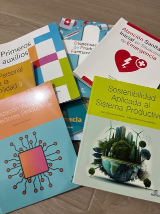 pack libros segundo año grado medio de farmacia